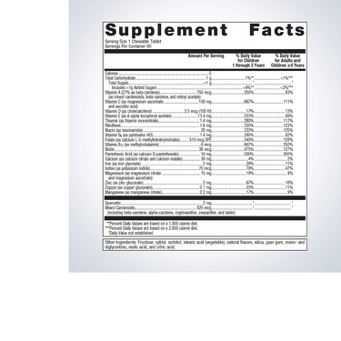 Multigenics Chewable Multivitamin
